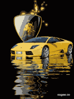 Lamborghini yellow car 243284